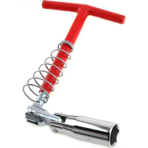 Ratchet Wrenches Universal 16mm T Handle Spark Sleeve Socket Wrench with Spring and Galvanized Surface for Car Repair
