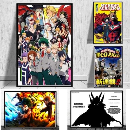 Canvas Painting My Hero Academia Anime Pictures on The Wall Canvas Painting Art Decoration Posters and Prints Home Decor Cuadros