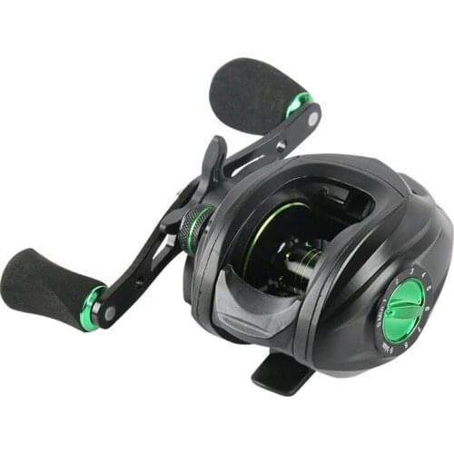 Sea Fishing Wheel Metal Clip 7.2:1 High Speed Spin Reel Carp Fishing Saltwater Reel Gift Nylon Line