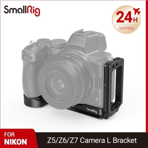 SmallRig Camera L-Bracket Plate For Nikon Z5/Z6/Z7 Camera Arca Baseplate and Side Plate Quick Release Tripod Mounting Plate 2947