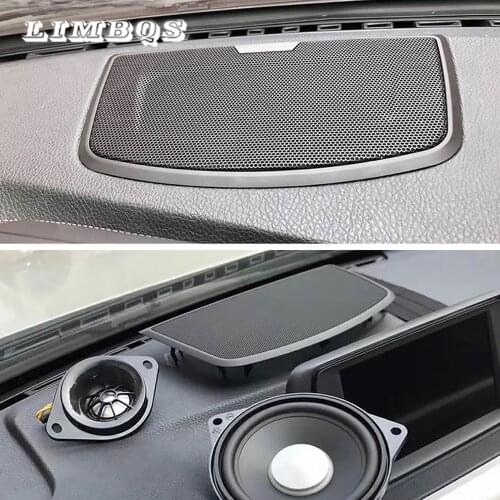 Dashboard audio cover for f30 f32 f34 bmw 3 4 GT series quality center tweeter speaker dashboard loudspeaker cover stickers trim