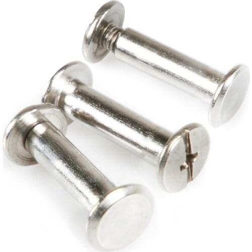 M5*12 stainless Steel Screw books Nail Rivets Photo Album Picture Screw Rivets Butt Recipes Leaflet Nail M5 Hardware