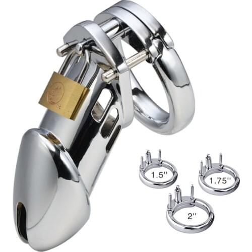 Male Chastity device cock Cage metal Chastity Belt Sex Toys Penis Cage CB6000 Drop shipping