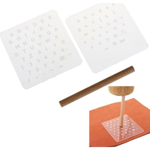 3pcs/lot Leather Craft Tool Capital Lowercase Stamping Set Punch Kit Letter Leather Craft Tools Set Home DIY Supplies