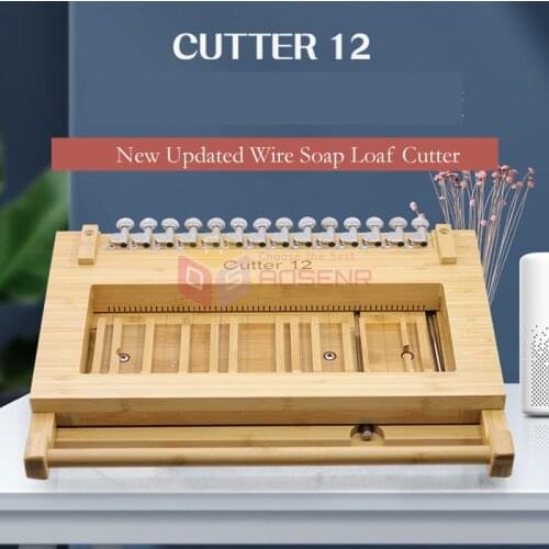 Wire Soap Mold Loaf Trimming Cutter Adjustable Bar Spacing Soapmaking Wooden Handmade