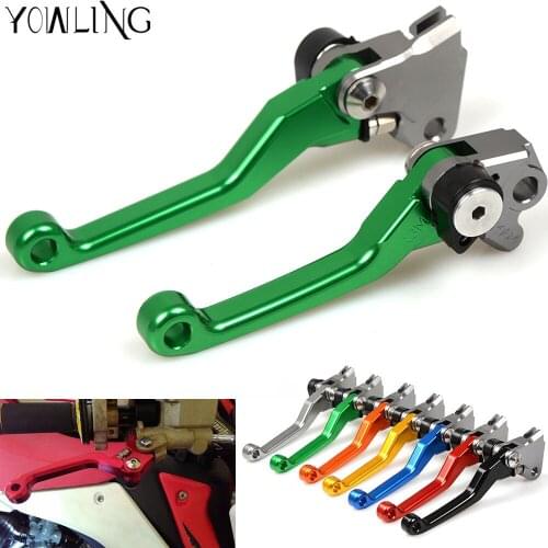 Motocross dirtbike CNC Pivot Brake Clutch Levers For Kawasaki KX250F KX450F KX 450 250 F 2005 2006 2007 2008 2009 2010 2011 2012
