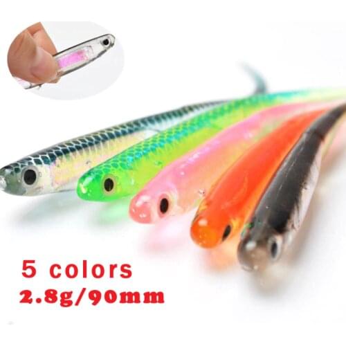 TOMA 10PCS 2.6g/ 9cm 3D Soft fish Fishing Lures Swimbaits Plastic Isca Artificial Soft Lures Fishing Tackle Fish Better Than
