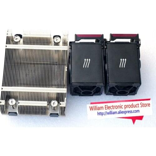 Original for HP DL360P G8 732136-001 Computer server heatsink cooling fan (1 heat sink and 2 fans)