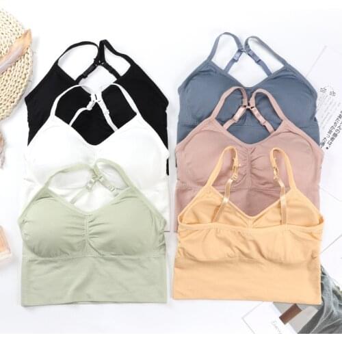 Women Push Up Bra Suit Lace Cotton Crop Yoga Fitness Running Wear Sport Top Underwear Set Sportswear