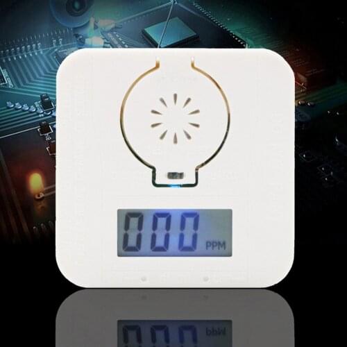 LCD Carbon Monoxide CO Detector Profession Home Safety Gas Sensor Smoke Poisoning Warning Alarm Monitor for Home Kitchen