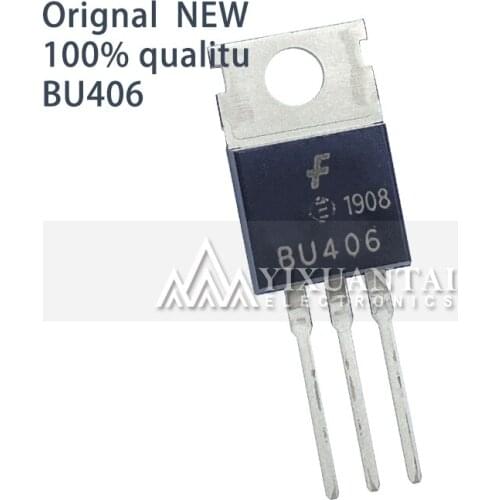 10pcs/lot 100% NEW origina BU406 7A 200V Power transistor TO220 Triode Transistor TO-220