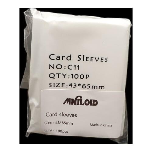 100pcs/lot 43*65mm Card Sleeve Cards Protector Magic Killers For Card Board Game Card Sleeves Football Star Three Kingdom