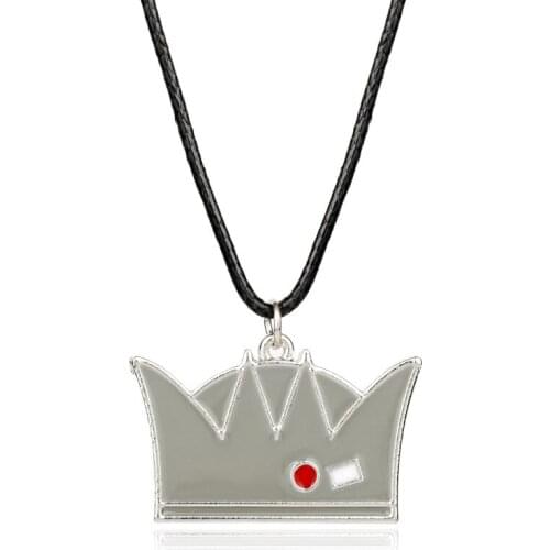24 Pcs/Lot Riverdale Charm Pendant Necklace Rope Chain Grey Crown fans jewelry Christmas Jewelry Gift Bulk Wholesale