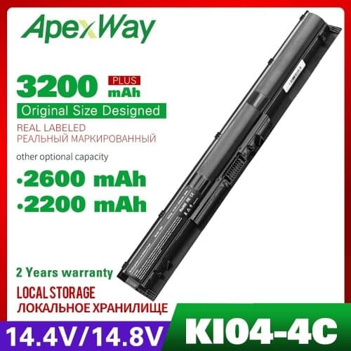 Apexway KI04 Laptop Battery For HP PAVILION 14-ab007la HSTNN-LB6T HSTNN-LB6S HSTNN-LB6R HSTNN-DB6T 800049-001 800009-421