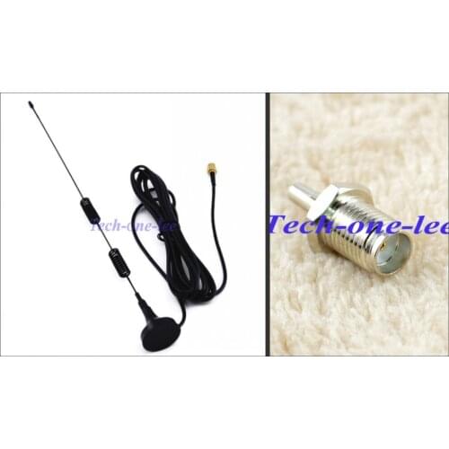 5 piece 4G 5dbi LTE Antenna 3g 4g lte Aerial 698-960/1700-2700Mhz SMA Male RG174 3M Antena + a SMA Female to CRC9 Male Adapter