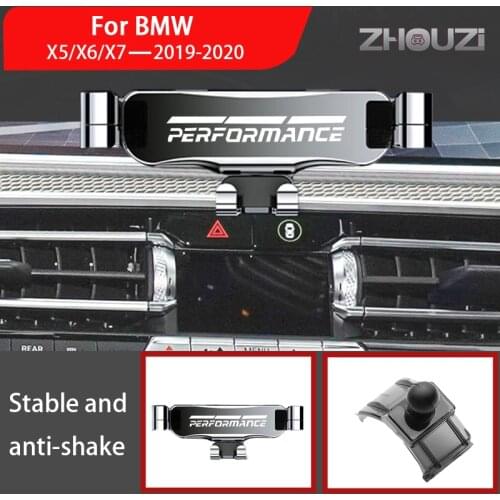 Car Mobile Phone Holder Mounts Stand GPS Special Gravity Navigation Bracket For BMW X5 X6 X7 G05 G07 2019-2020 Car Accessories