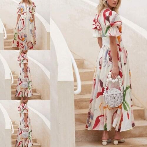 COCKCON Summer Dresses With Sleeves