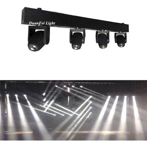 DunFly DuanFei Light 2pcs/lot 4X10W led mini beam moving head light/Quad-RGBW/event bar/4beam/dj show