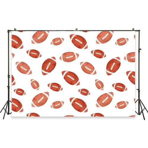 HUAYI Photo Background Newborns Baby Birthday Photography Backdrops Watercolor Baseball Custom Studio Photobooth BackdropXT-6613
