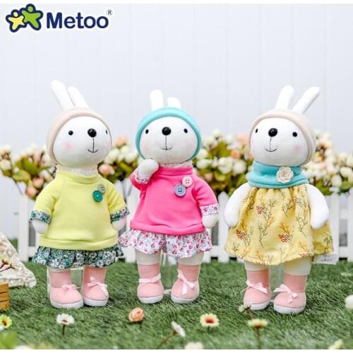 Metoo Dolls Stuffed Toys For Girls Baby Beautiful Rabbit Forest Angela Soft Animals For Kids Infants Newest