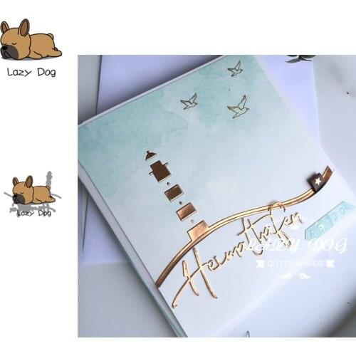 Lighthouse German Metal Cutting Dies Scrapbooking Stencil DIY Decorative Craft Embossing Die Cuts Card Making New Dies For 2019