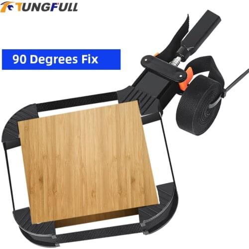 Multifunction belt clamp Woodworking Quick Adjustable Band Clamp Polygonal clip 90 Degrees Right Angle Corner Photo Frame Clips