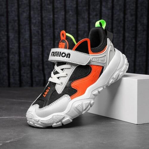 Boys Fashion Sneakers New For BigChildren Kids Casual Sports Lightting soft Comfoltable Running Shoes Of Students 7-12 Years Old