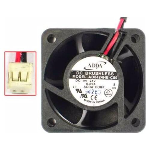 ADDA AD0424HB-C50 DC 24V 0.09A 40x40x20mm Server Cooling Fan