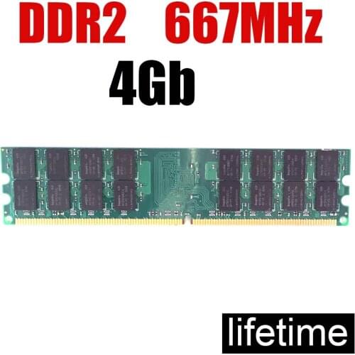 RAM DDR2 4Gb 667MHz Memory RAM ddr2 667 PC2-5300 PC2 5300 / Desktop PC RAM 4G ddr2 2Gb 800 533 ( For intel & for amd )