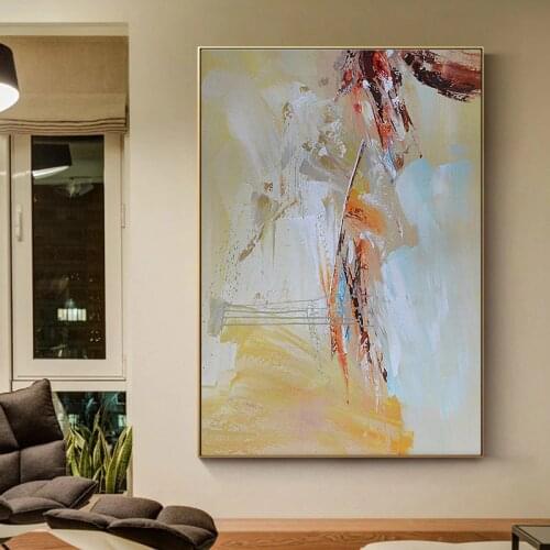Modern Hand Painted Abstract knife Oil Painting On Canvas Wall Painting Wall Picture For Living Room oil painting for Home Decor