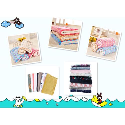 Thickened Pet Soft Fleece Pad Blanket Bed Mat For Puppy Dog Cat Sofa Cushion Home Washable Rug Keep Warm