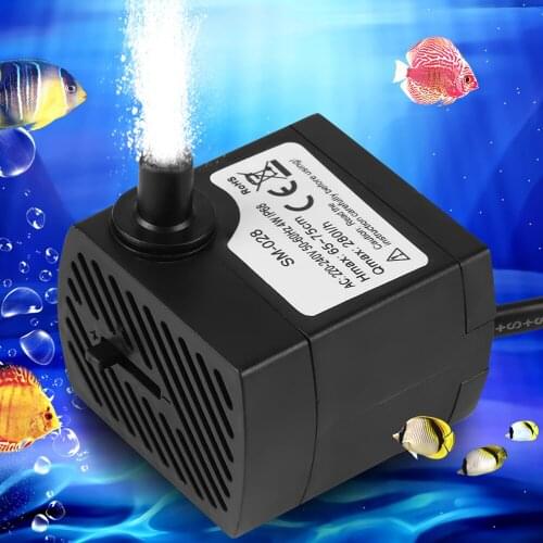 Water Pumps Aquarium Fountain Aquarium Pump 2W/4W Ultra-Quiet Submersible Fish Tank Decoration Pump Fountain Pump Water Pump d30