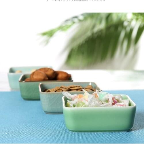 Snack Plate Sauce Seasoning Dish 1PC Small Bowl Side Dishes Porcelain Dinnerware Celadons Tableware