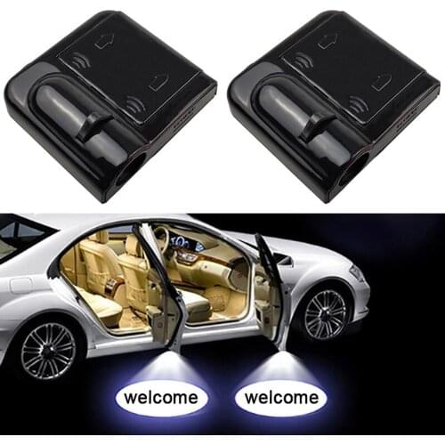1PCS Universal Led Car Door Welcome Laser Projector Logo Ghost Shadow Night Light Wireless Car Styling Courtesy Lamp Car Kits