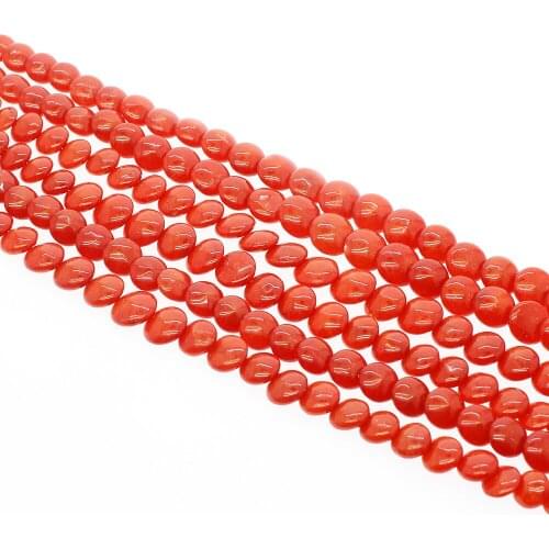 3-4mm Fashion Coral Colorful flat round Loose Beads High Quality Natural Sea Bamboo Necklace Bracelet DIY Jewelry Finding Making