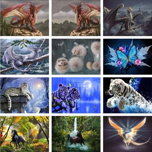 Diamond Painting 5d New Animal Cross Stitch Full Set of Personalized Gifts Home Decoration Wall Decoration Personalized Gifts