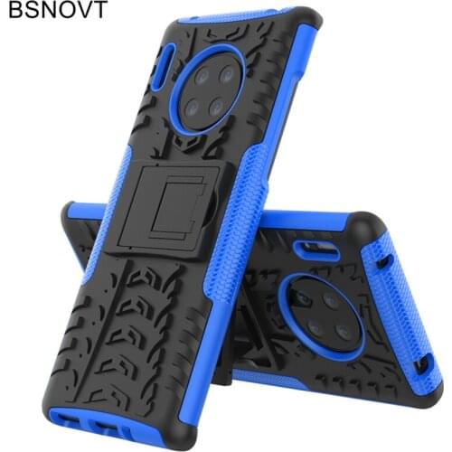 For Huawei Mate 30 Pro Case Silicone Hard PC Heavy Armor Phone Holder Case For Huawei Mate 30 Pro Cover For Huawei Mate 30 Pro