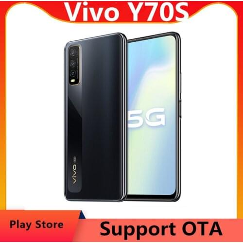 DHL Fast Delivery Vivo Y70S 5G Cell Phone 6.53" 2340x1080 48.0MP Fingerprint Face ID 18W Charger Exynos 880 Octa Core Android 10