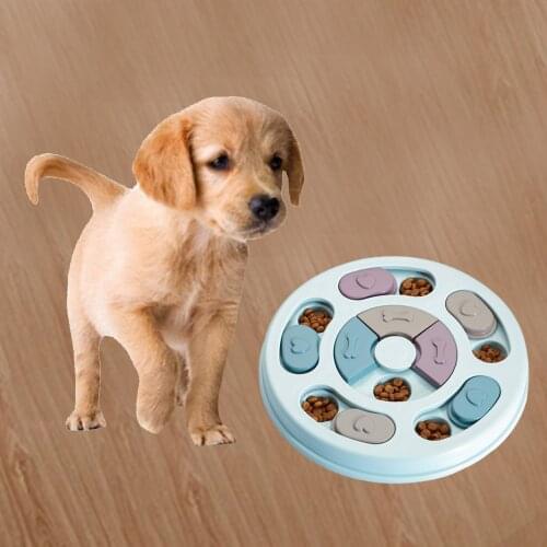 Pet Dog Cat Treat Games Feeder Food Dispensing Hide Puzzle Training Game Toy