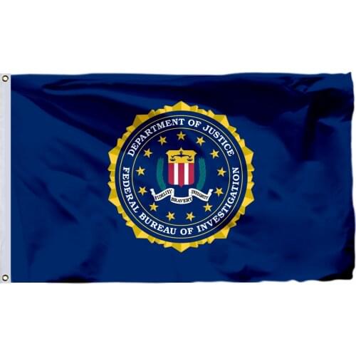 US FBI Federal Bureau of Investigation Flag 3ft X 5ft Polyester Banner Flying 150* 90cm Custom Flag Outdoor