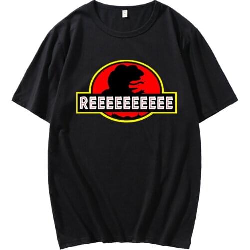 Pattern Logo Frog T-shirt Top Men Women Oversized Hip Hop Crewneck Tshirt Female Korean Fashion Short Sleeve Summer Male T Shirt