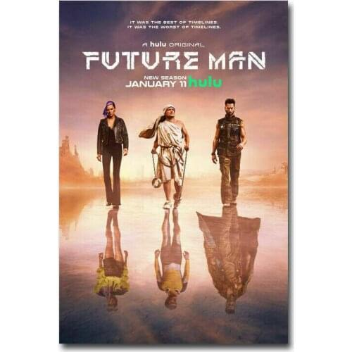 Future Man Season 2 TV Series Silk Fabric Wall Poster Art Decor Sticker Bright