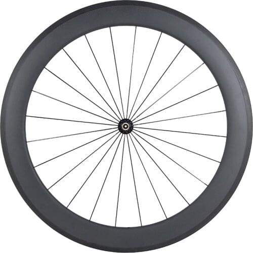 SPEEDSAFE 700c 50mm tubular road bike carbon front wheel 23mm wide basalt brake track UD 3K 12K matte glossy A291SB SL 20H 24H