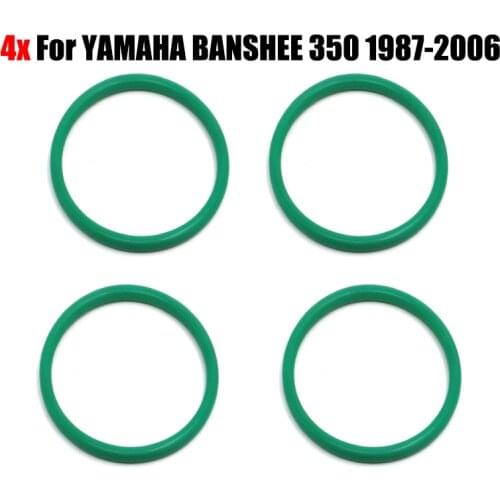 4pc Exhaust Pipe O-Ring Gasket seal Kit For YAMAHA BANSHEE 350 1987-2006 Exhaust pipe gasket seal Exhaust pipe O Ring