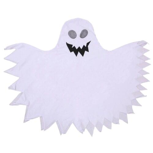 Halloween Costume Toddler Boy Girl Halloween Cloak Ghost Costume Baby Ghost Cloak Cape Halloween Cosplay Costume 2-6T