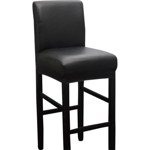 Reusable Pub Counter Stool Chair Covers Slipcover Stretch Removable Washable Dining Room Chair Covers 1PC（6 Colors