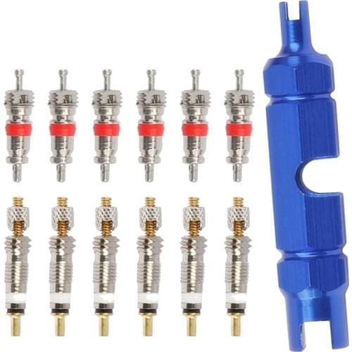 Valve Core Remover Tool Kit Presta Valve Cores Schrader Valve Core for Car