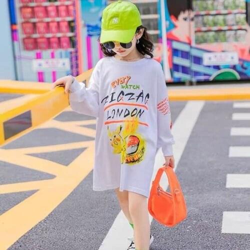 New Arrive Spring Autumn Tops Hoodies Girls Sweatshirts Jacket Coat Kids Overcoat Outwear Teenager Wedding Party Dress