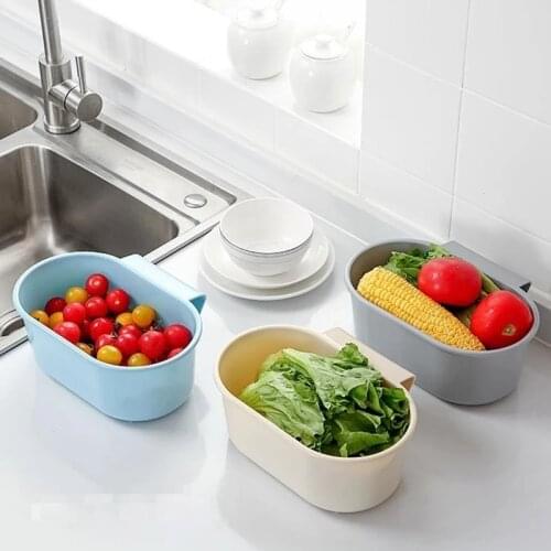 Single layer Drain Basket Multifunctional Hanging Kitchen Sink Strainer Drain Fruit Vegetable Garbage Drainer Kitchen Accessorie