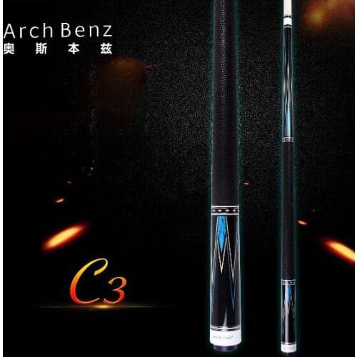 Original Arch Benz C3 Billiard Pool Cue 13mm Tip 149cm Length Professional Billiards with Excellent Gifts